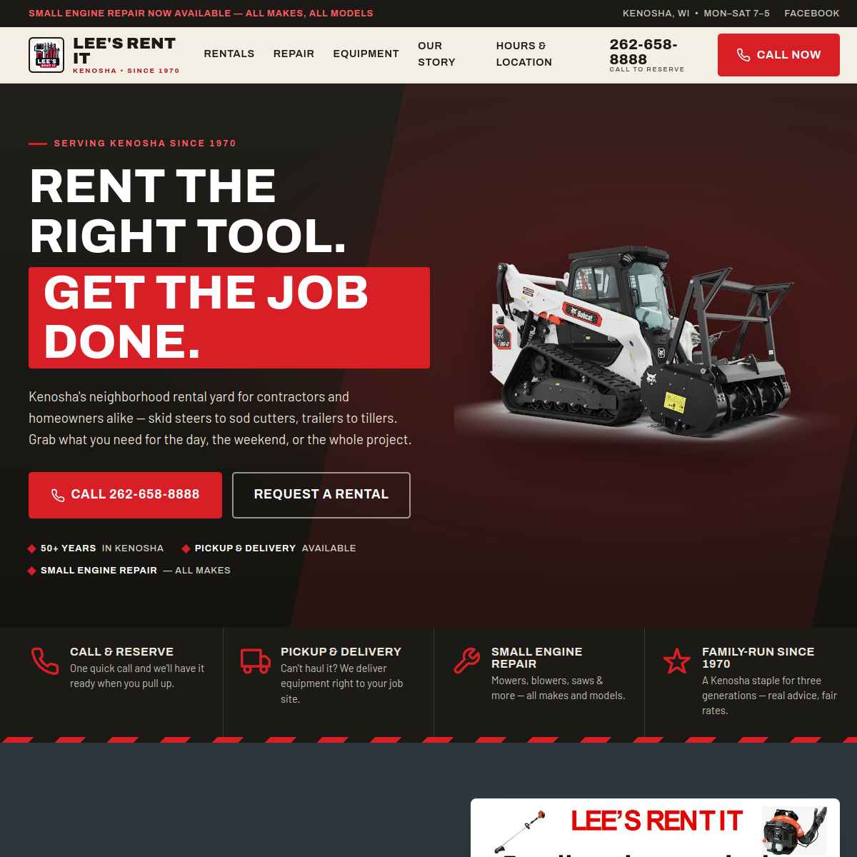 Lee's Rent It — example site