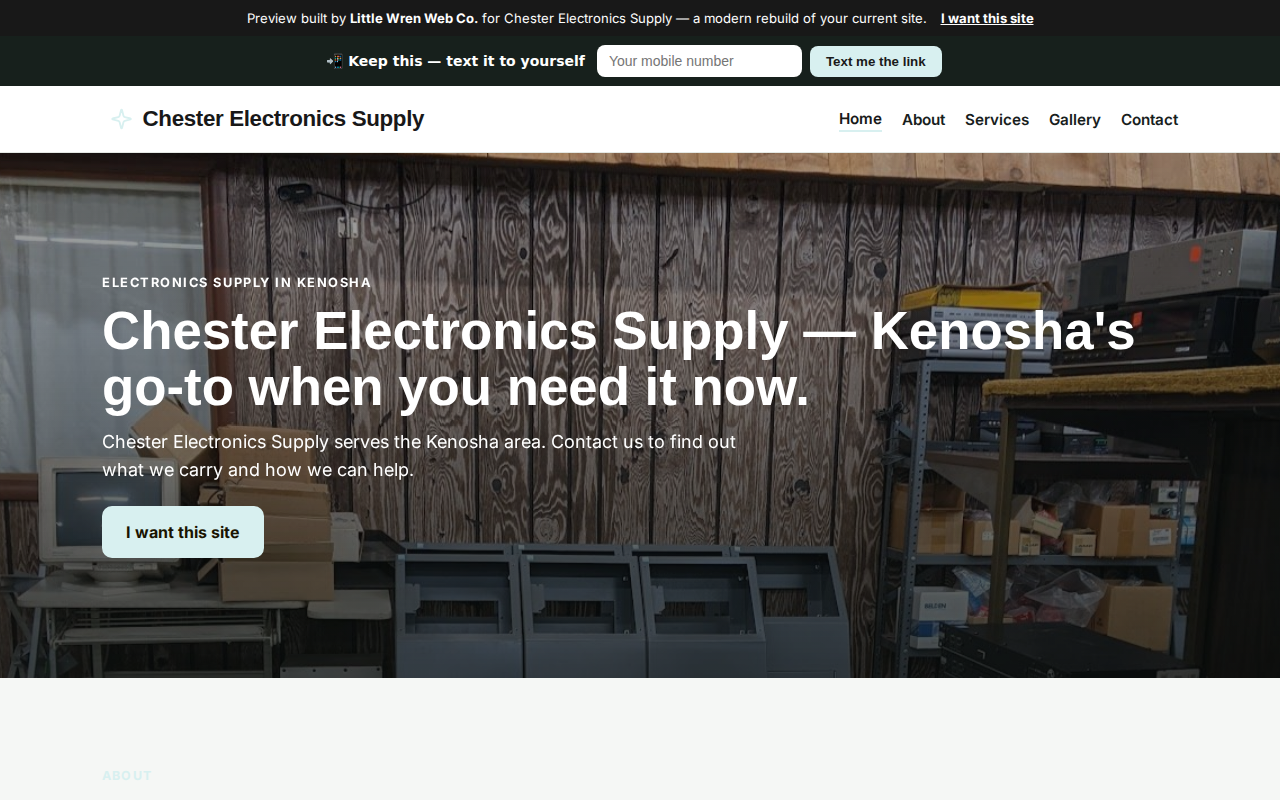 Chester Electronics Supply — built with Ryzor